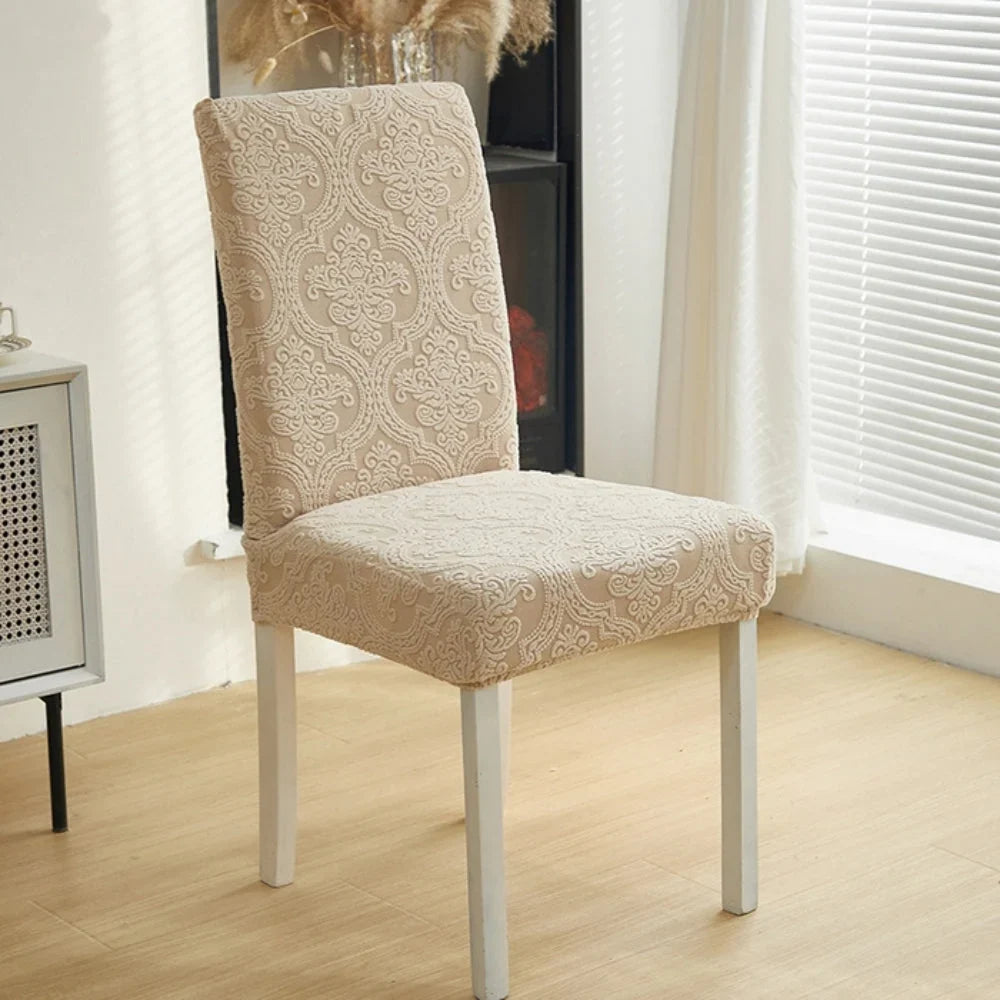 Chair Slipcover | Jacquard Stretch Microfiber & Spandex | Machine Washable