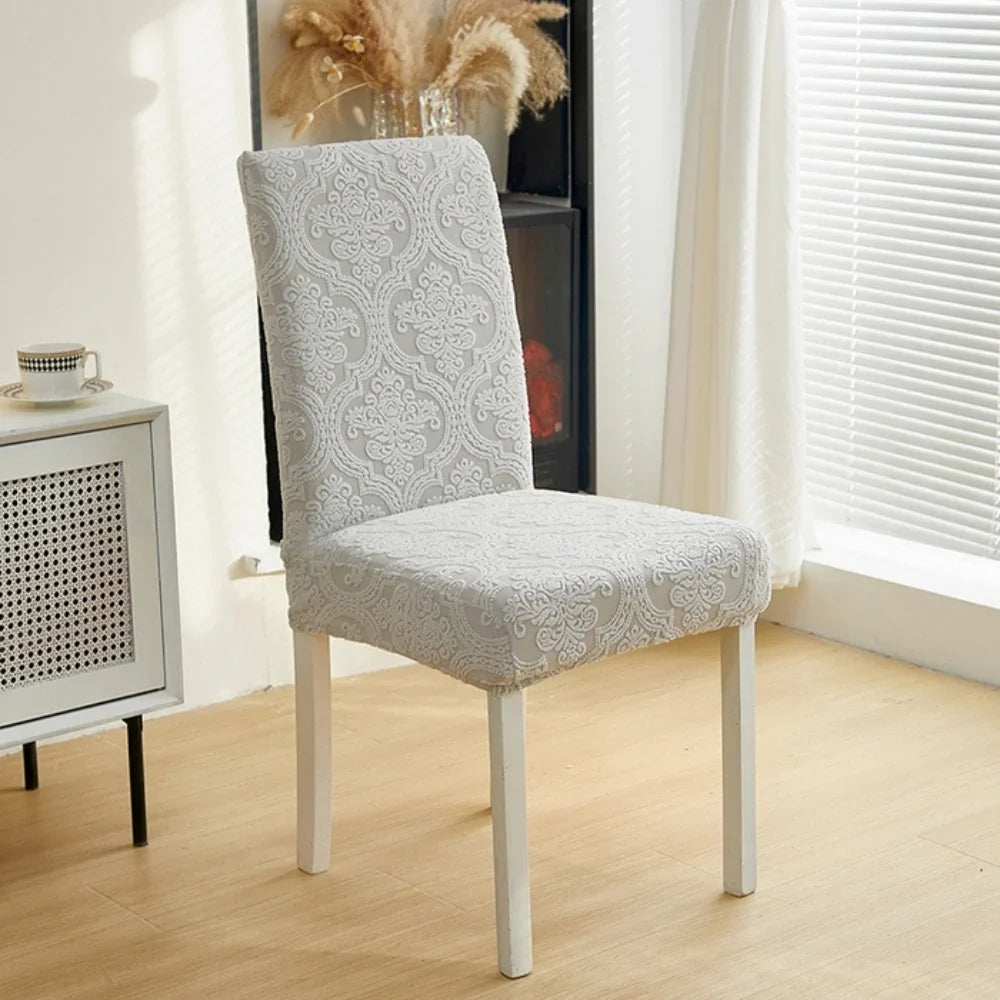 Chair Slipcover | Jacquard Stretch Microfiber & Spandex | Machine Washable