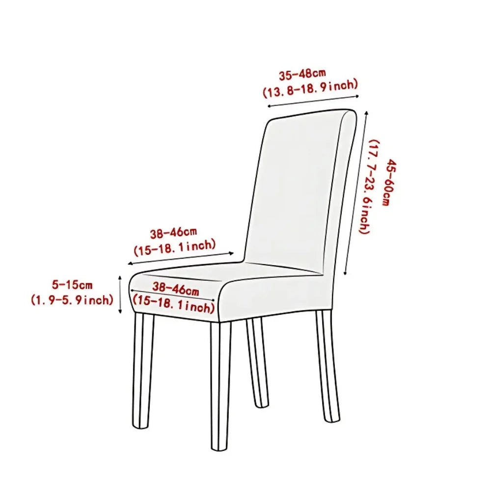 Chair Slipcover | Jacquard Stretch Microfiber & Spandex | Machine Washable