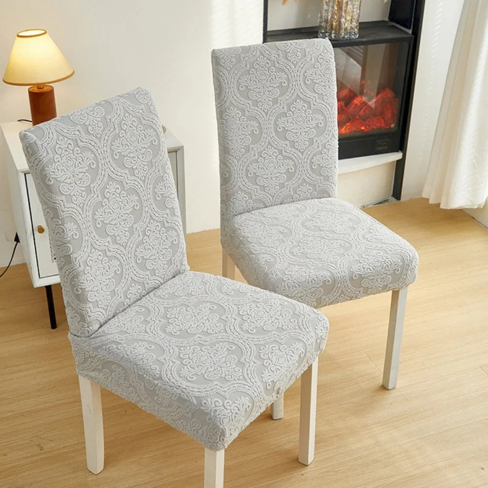 Chair Slipcover | Jacquard Stretch Microfiber & Spandex | Machine Washable