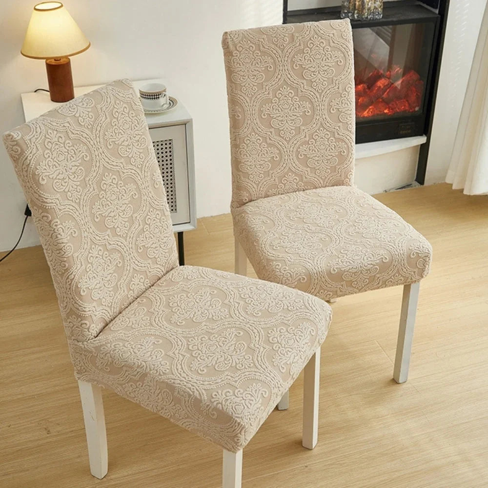 Chair Slipcover | Jacquard Stretch Microfiber & Spandex | Machine Washable