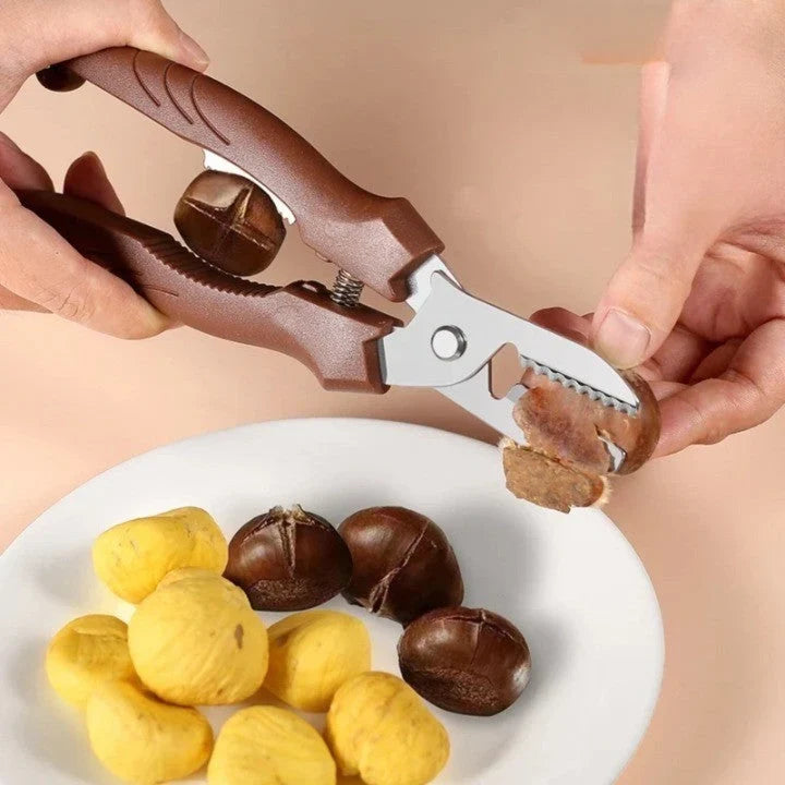 Chestnut Cutter | Snap-Action Stainless Steel Blade | 18.5 x 4.5 cm