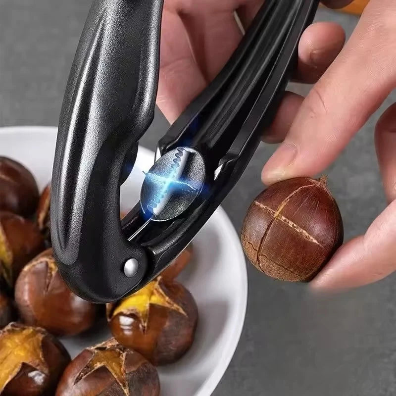 Chestnut Peeler | Ergonomic Zigzag Non-Slip Handle & Stainless Steel Tip