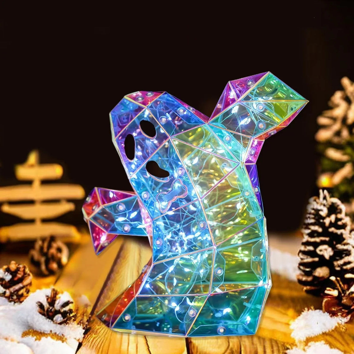 Christmas Tree Ornament | Handmade Illuminated Multi-Layer PET