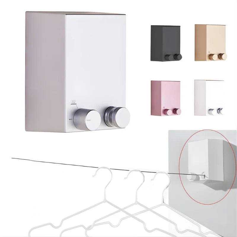 Clothesline | Retractable Wall-Mounted | 4.2 m