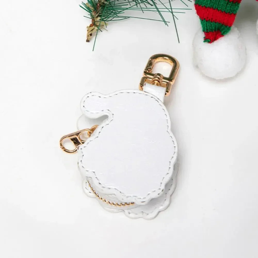 Coin Purse Keychain | PU Leather & Seasonal Character