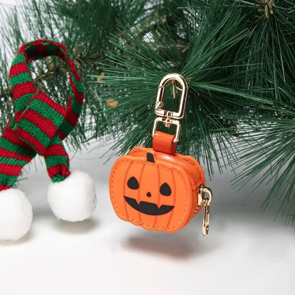 Coin Purse Keychain | PU Leather & Seasonal Character