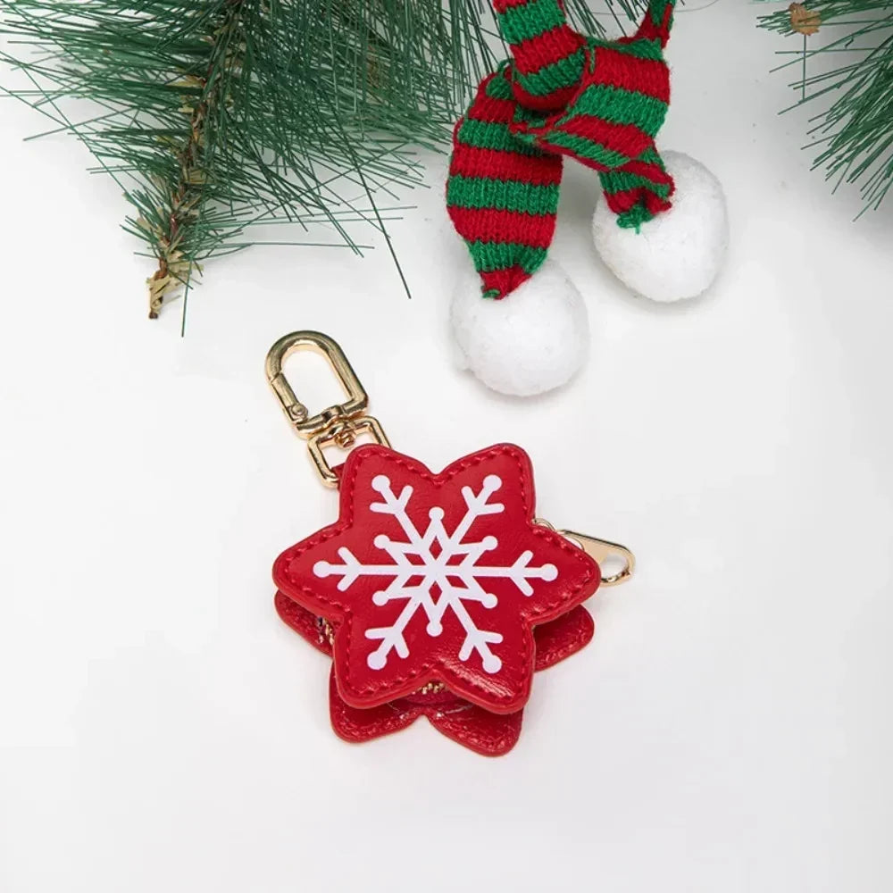 Coin Purse Keychain | PU Leather & Seasonal Character