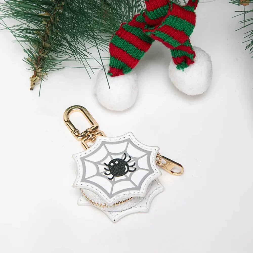 Coin Purse Keychain | PU Leather & Seasonal Character