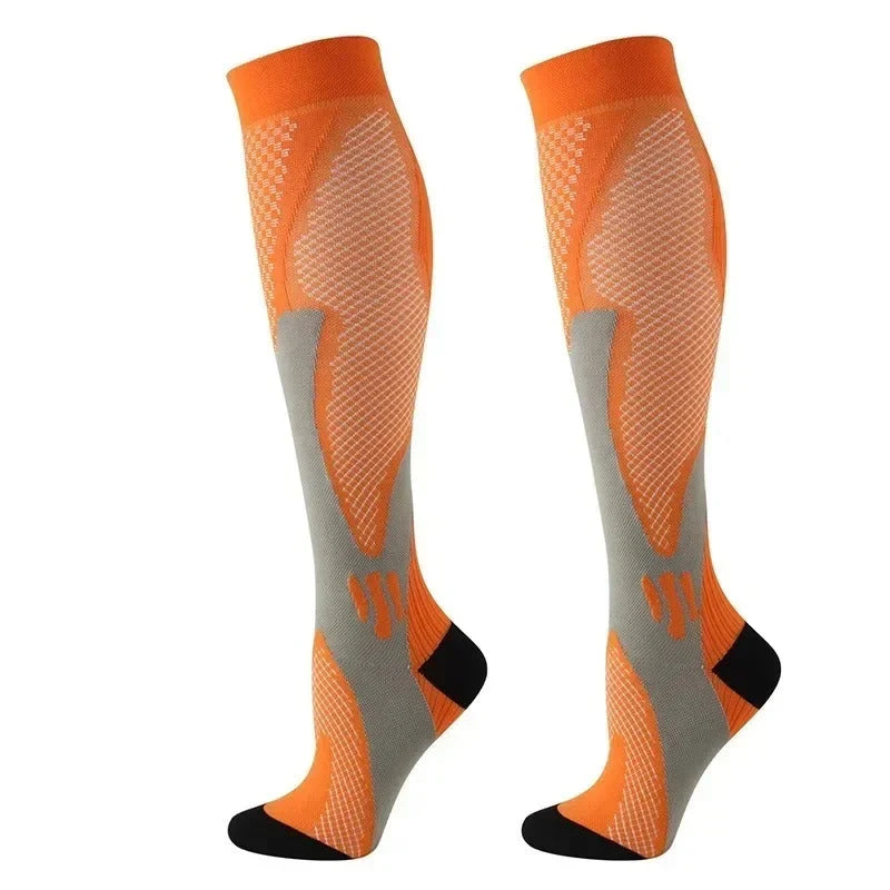 Compression Socks | Breathable Cotton & Compression Support | Calf-Length