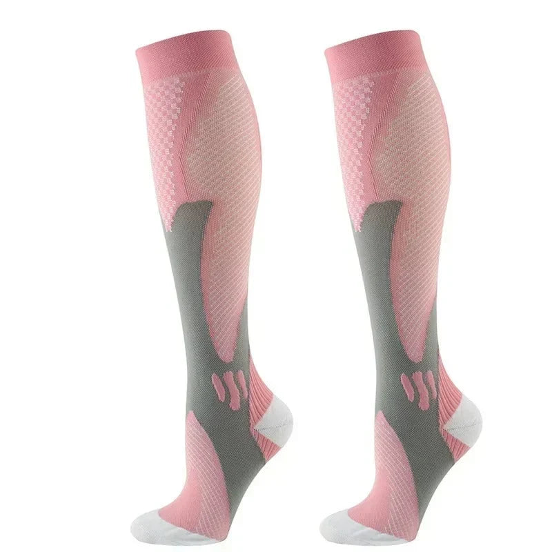 Compression Socks | Breathable Cotton & Compression Support | Calf-Length