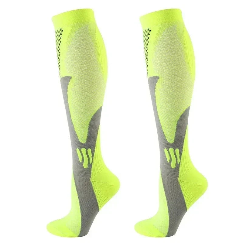 Compression Socks | Breathable Cotton & Compression Support | Calf-Length