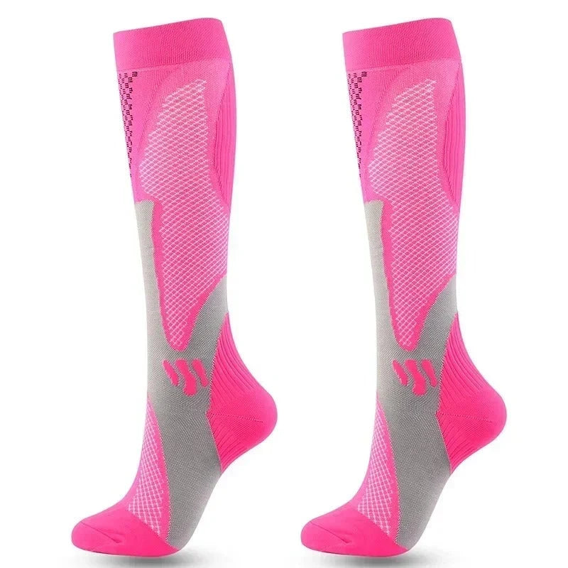 Compression Socks | Breathable Cotton & Compression Support | Calf-Length