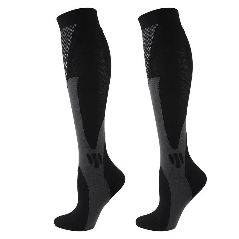 Compression Socks | Breathable Cotton & Compression Support | Calf-Length
