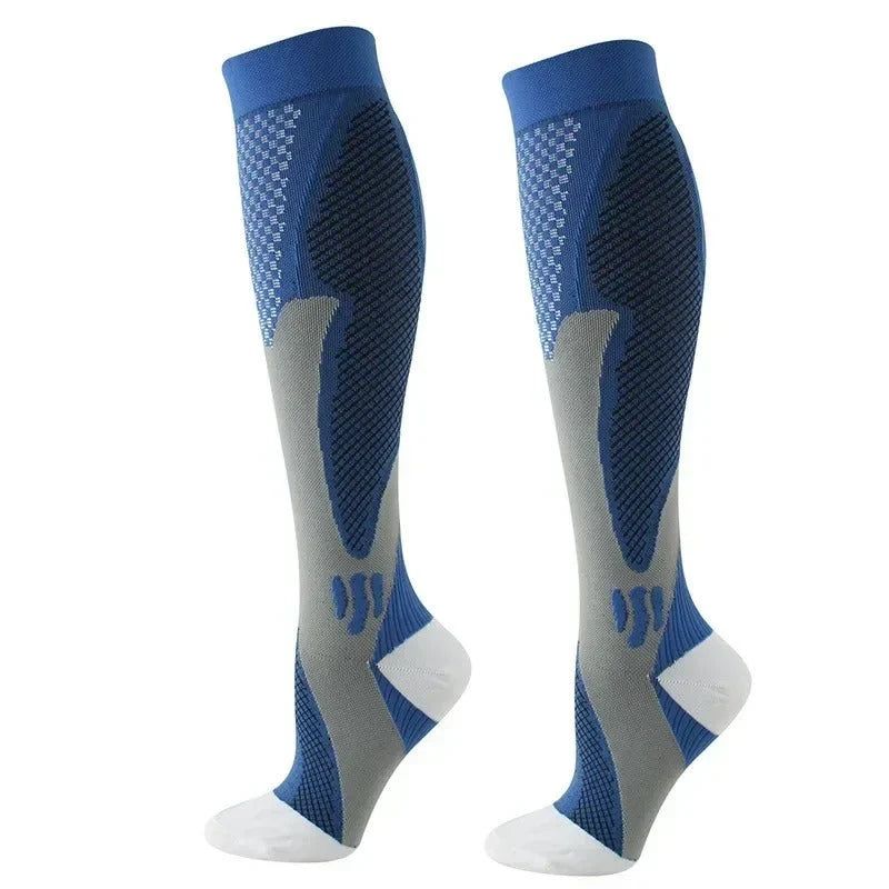 Compression Socks | Breathable Cotton & Compression Support | Calf-Length