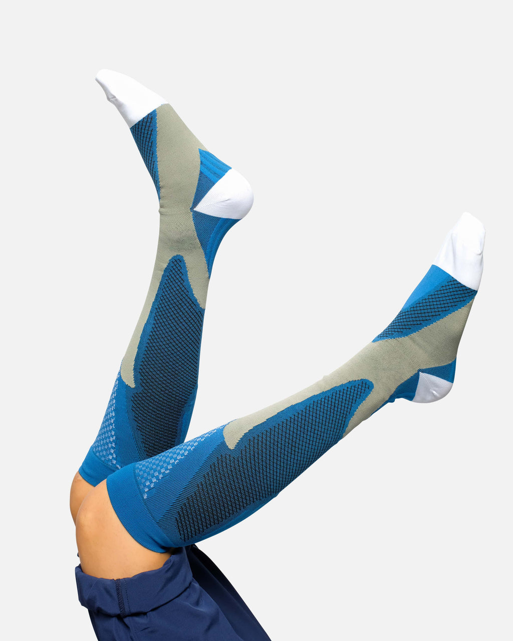 Compression Socks | Graduated 15-20 mmHg & Seamless Knee-High
