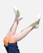 Compression Socks | Graduated 15-20 mmHg & Seamless Knee-High