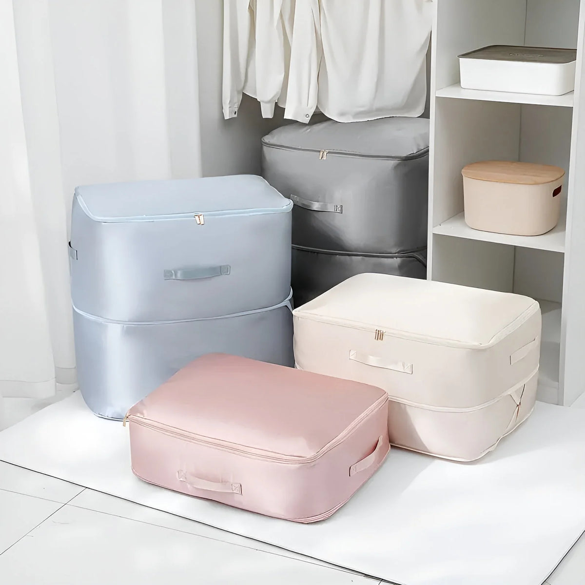 Compression Storage Bag with Roll-Up Seal