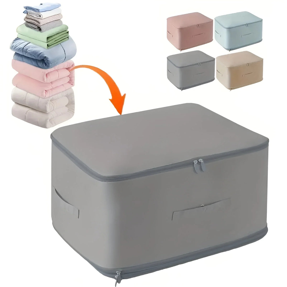 Compression Storage Bag with Roll-Up Seal