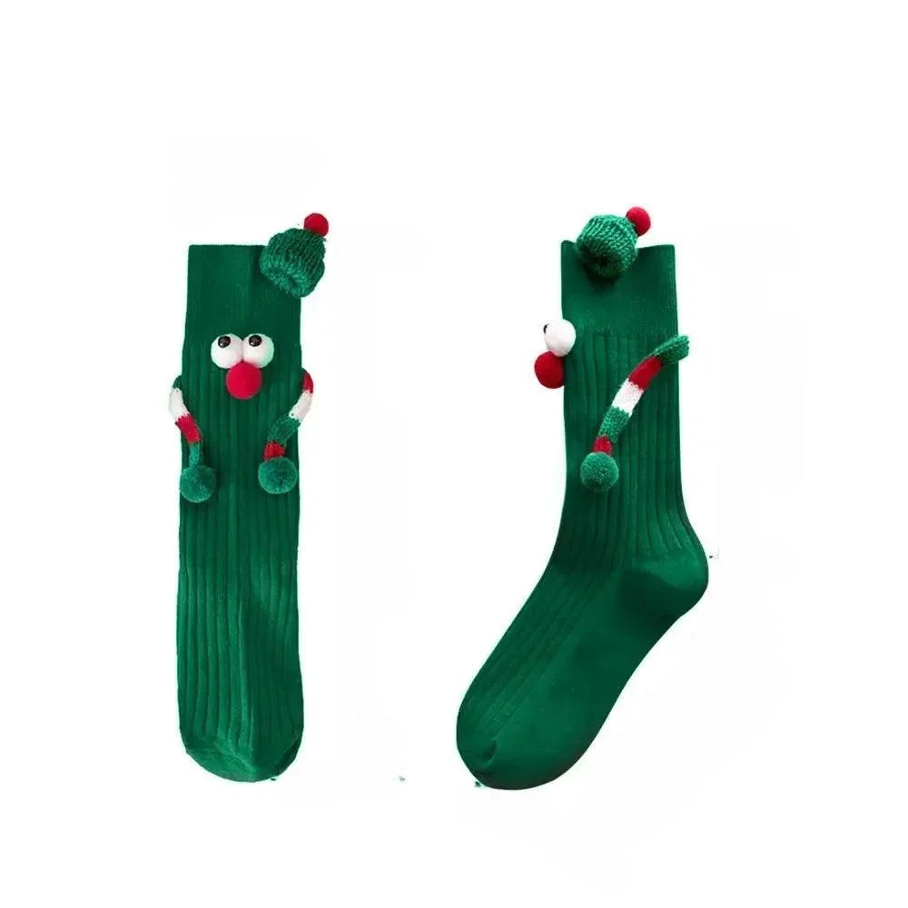 Couples Socks | Magnetic Hand-Holding & Breathable Cotton