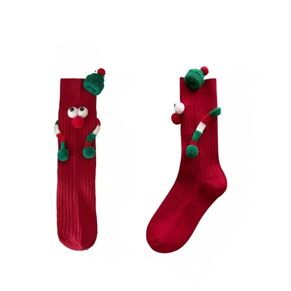 Couples Socks | Magnetic Hand-Holding & Breathable Cotton
