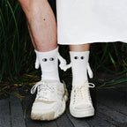 Couples Socks | Magnetic Hand-In-Hand & Lightweight Polyester | One Size Fits All