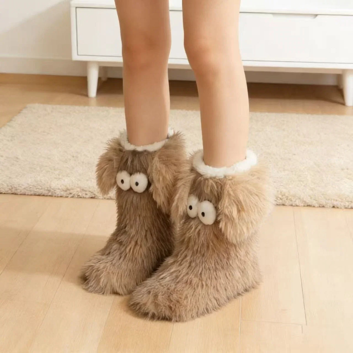 Cozy Socks | Ultra-Soft Fleece & Non-Slip Sole | Animal Design
