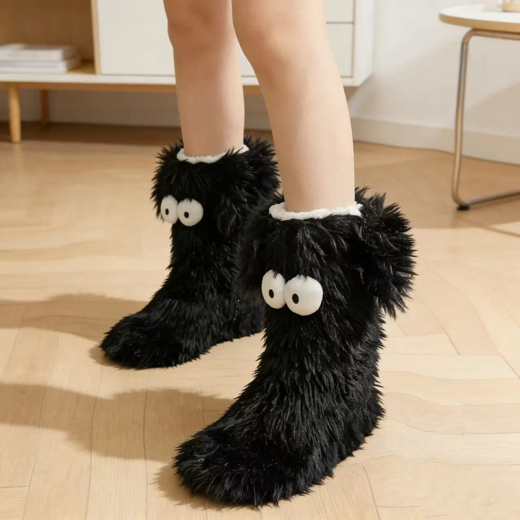 Cozy Socks | Ultra-Soft Fleece & Non-Slip Sole | Animal Design