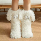 Cozy Socks | Ultra-Soft Fleece & Non-Slip Sole | Animal Design