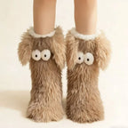 Cozy Socks | Ultra-Soft Fleece & Non-Slip Sole | Animal Design