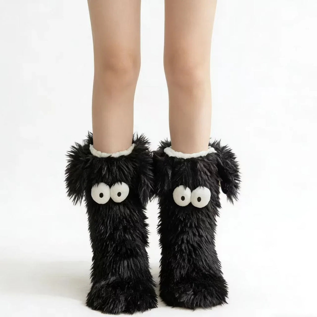 Cozy Socks | Ultra-Soft Fleece & Non-Slip Sole | Animal Design