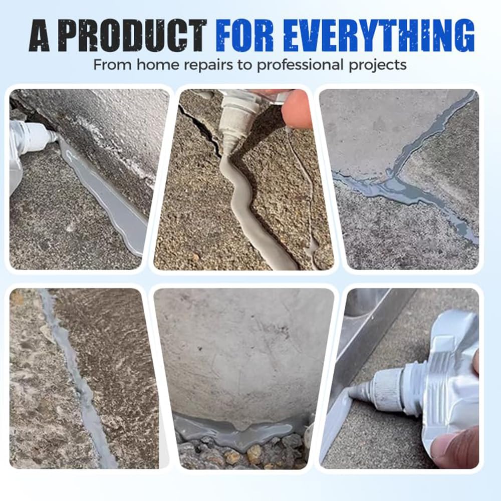 Crack Repair Compound | Waterproof & Elastic High Adhesion | Indoor & Outdoor Use