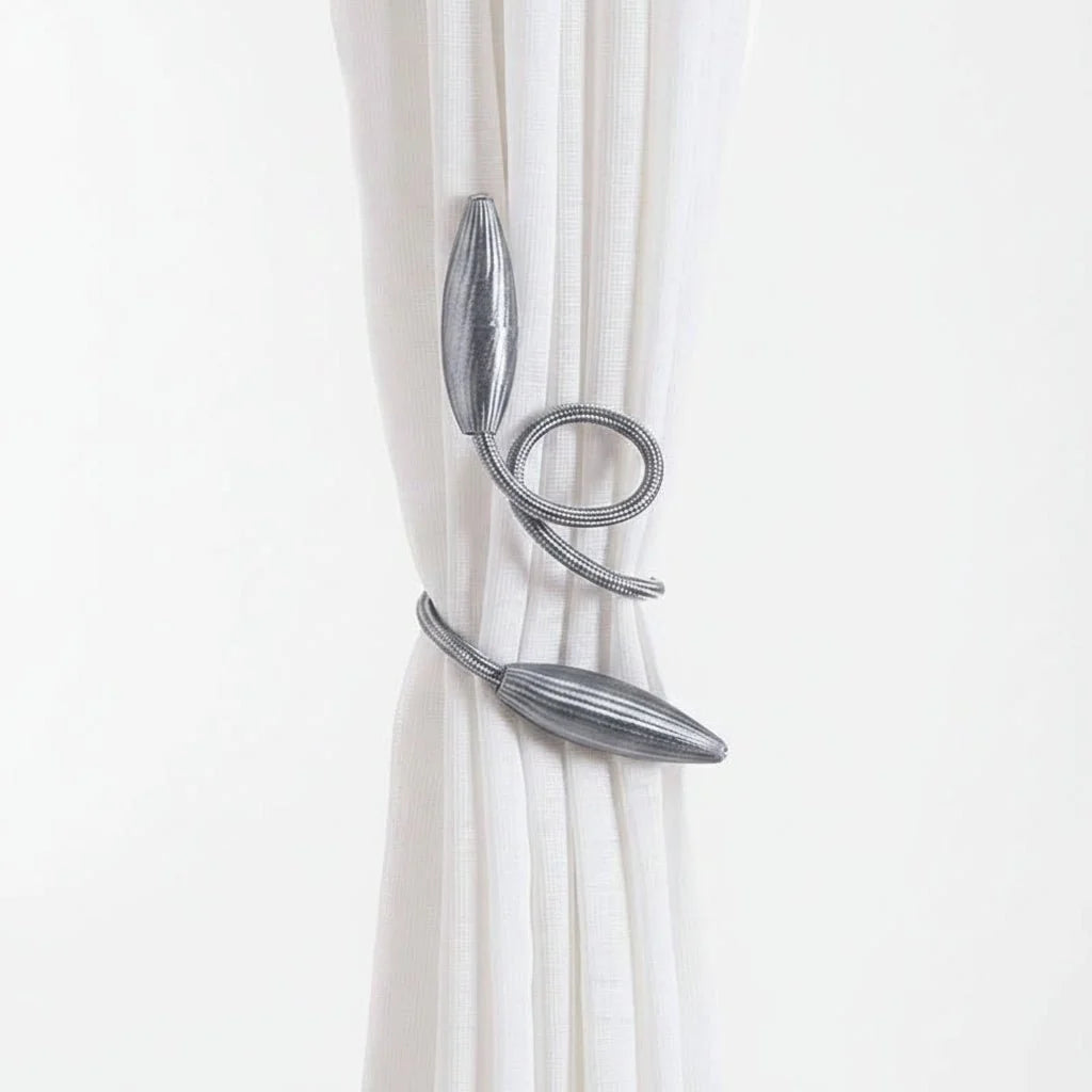 Curtain Tieback | Tool-Free & Shapeable Aluminum