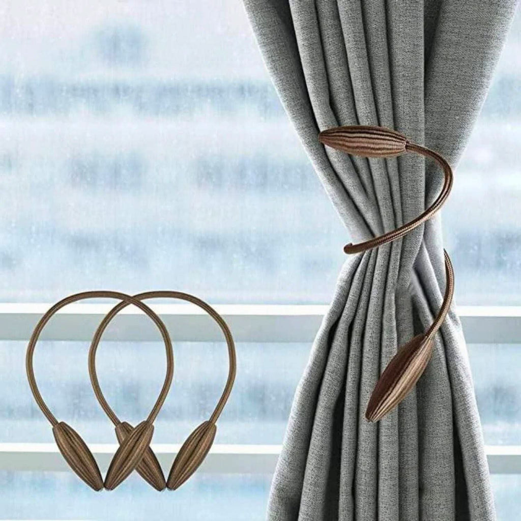 Curtain Tieback | Tool-Free & Shapeable Aluminum