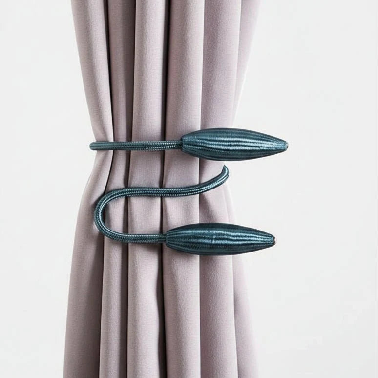 Curtain Tieback | Tool-Free & Shapeable Aluminum