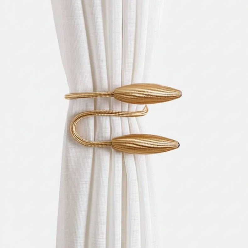 Curtain Tieback | Tool-Free & Shapeable Aluminum