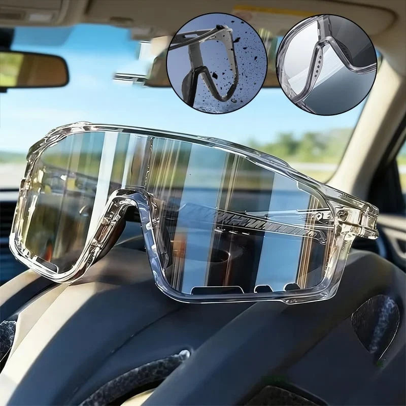 Cycling Glasses | Photochromic Lenses & Polycarbonate Frame | Approx. 32 g