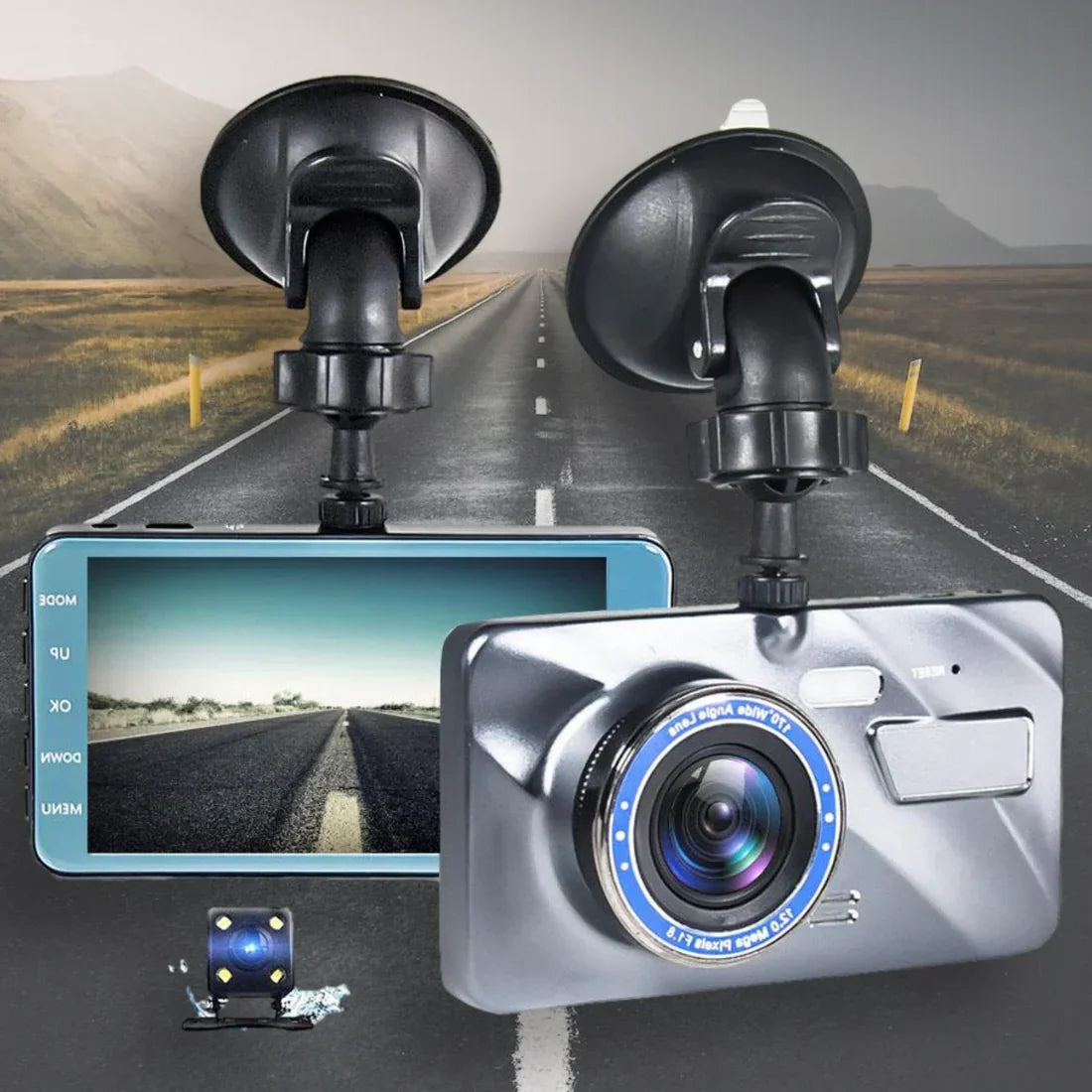 Dash Cam | Front & Rear 1080p Night Vision