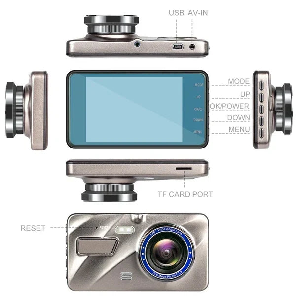 Dash Cam | Front & Rear 1080p Night Vision