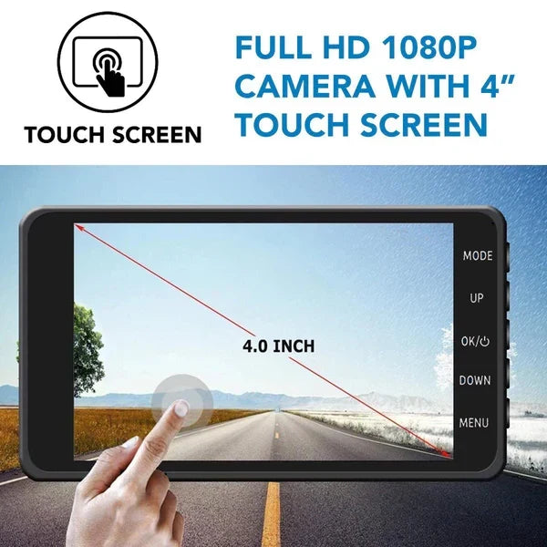 Dash Cam | Front & Rear 1080p Night Vision