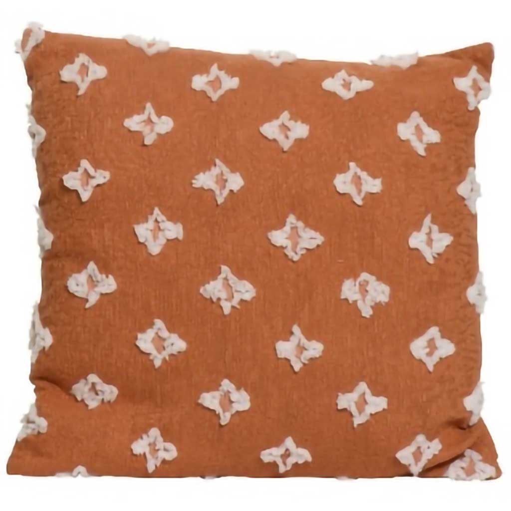 Decorative Cushion | Warm Autumn Colors & Generously Filled | 43 x 43 cm
