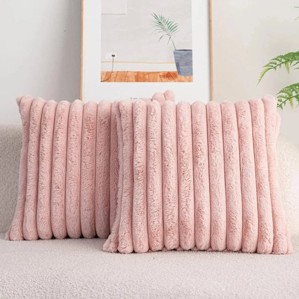 Decorative Pillow Cover | Ultra-Soft Plush & Durable Seams | 45 x 45 cm Cover Only