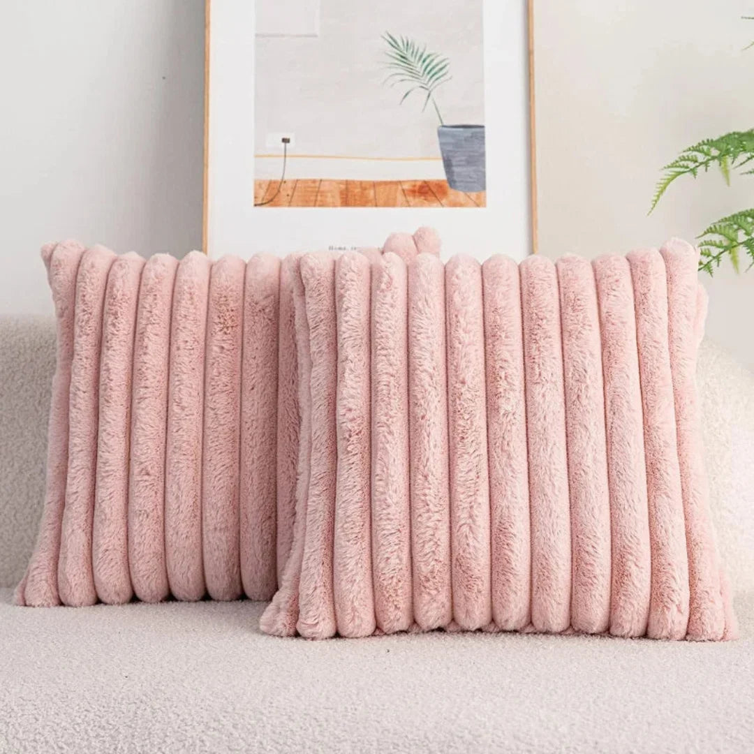 Decorative Pillow Cover | Ultra-Soft Plush & Durable Seams | 45 x 45 cm Cover Only
