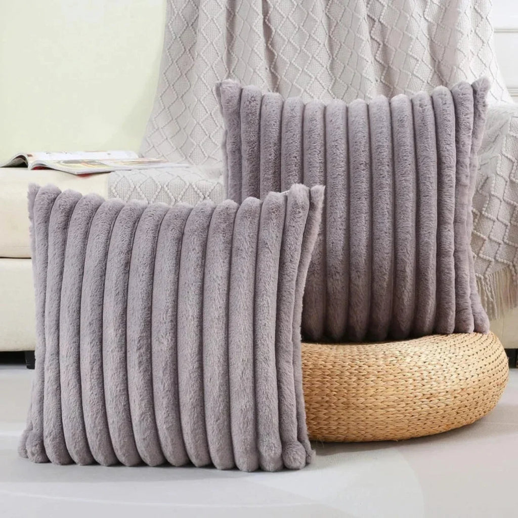 Decorative Pillow Cover | Ultra-Soft Plush & Durable Seams | 45 x 45 cm Cover Only