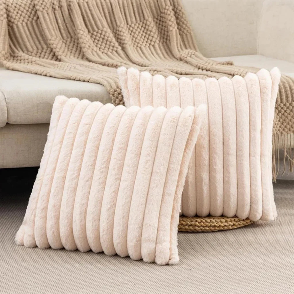 Decorative Pillow Cover | Ultra-Soft Plush & Durable Seams | 45 x 45 cm Cover Only
