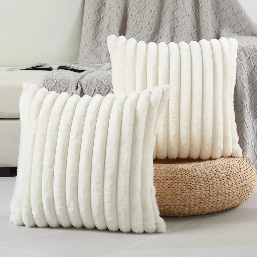 Decorative Pillow Cover | Ultra-Soft Plush & Durable Seams | 45 x 45 cm Cover Only