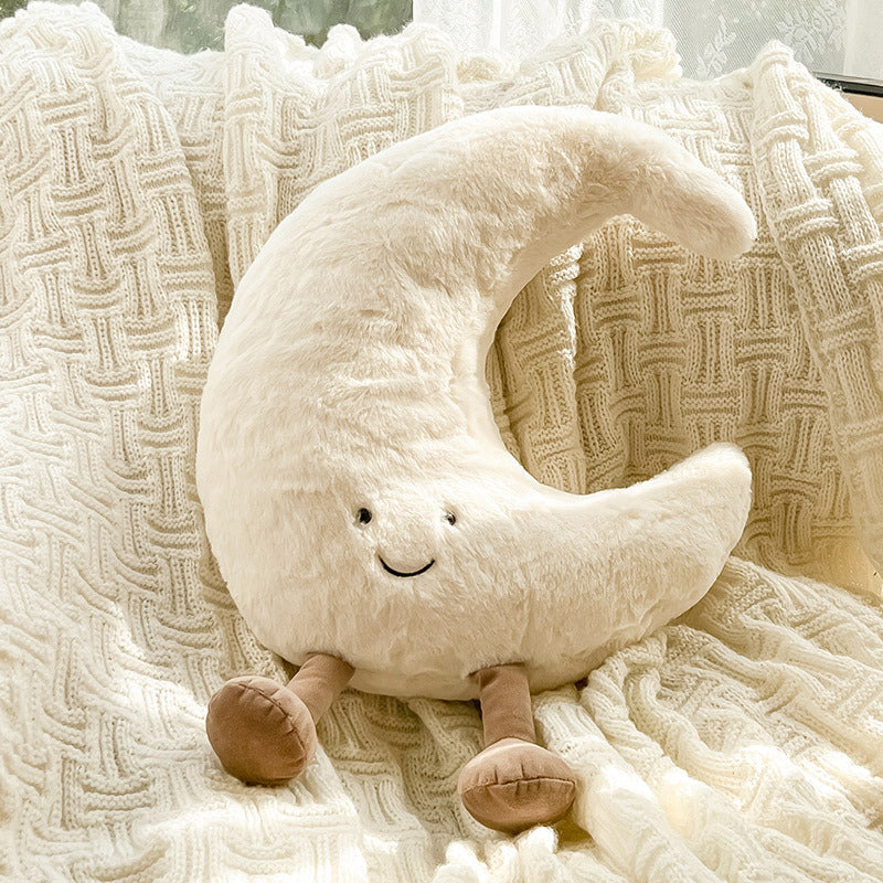 Decorative Pillow | Sun & Moon Design & Polyester-Cotton | 48 x 48 cm
