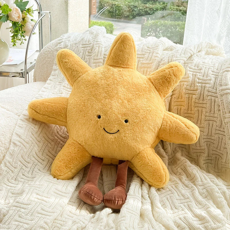 Decorative Pillow | Sun & Moon Design & Polyester-Cotton | 48 x 48 cm