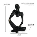 Decorative Table Sculpture | Resin Abstract Thinker