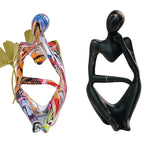 Decorative Table Sculpture | Resin Abstract Thinker